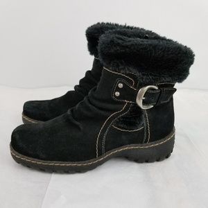 BareTraps Breesen black suede winter boots Sz 8.5M